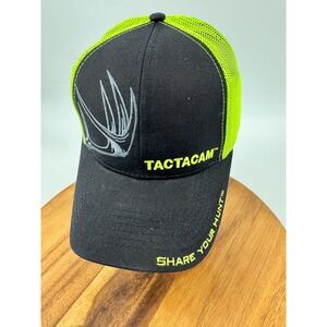 Tactacam Share Your Hunt Black Neon Mesh Trucker Hat Men's